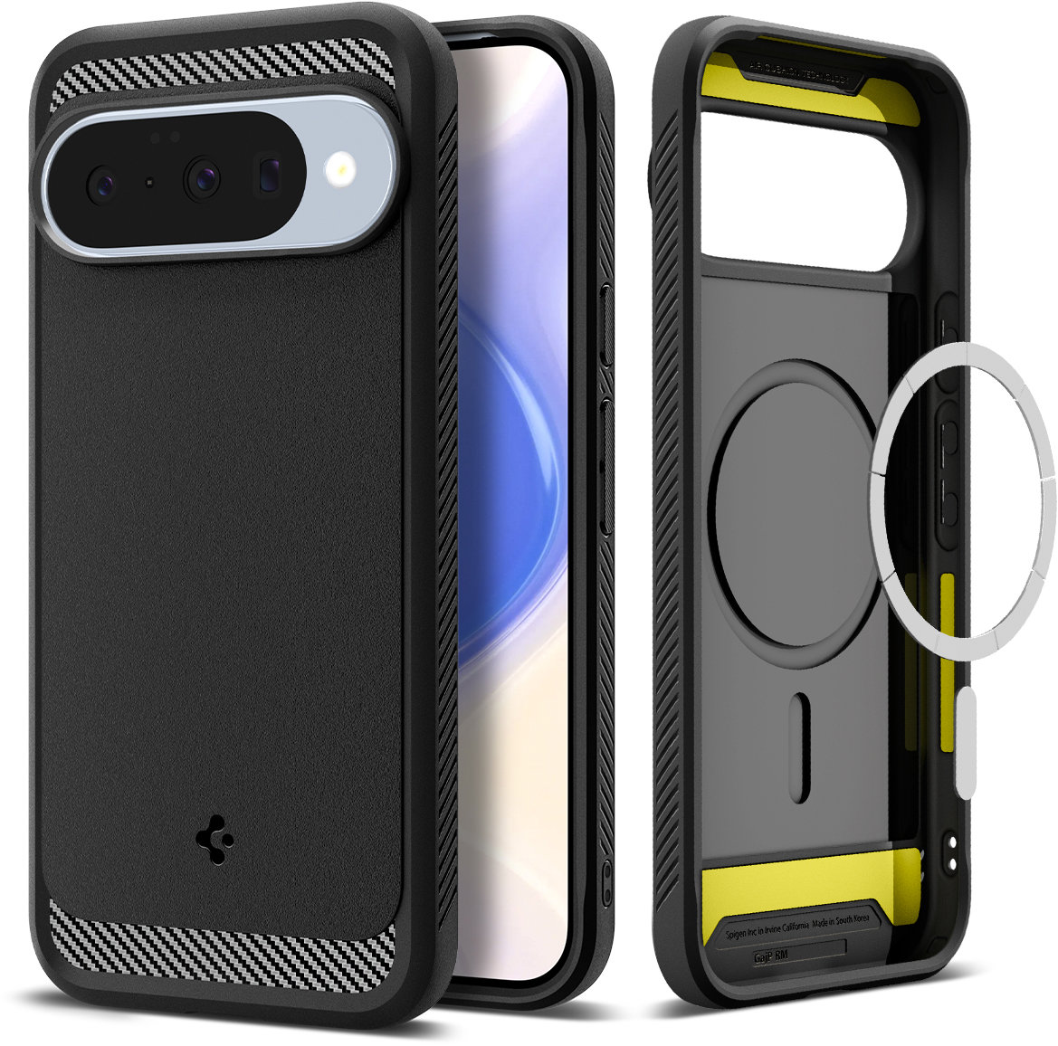 Spigen Rugged Armor MagSafe Matte Black - Google Pixel 10 Pro/Pixel 10