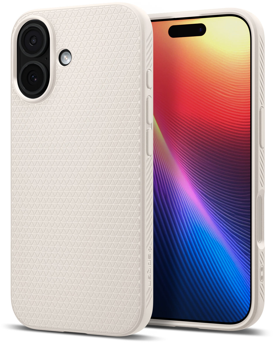 Spigen Liquid Air Natural Titanium iPhone 17
