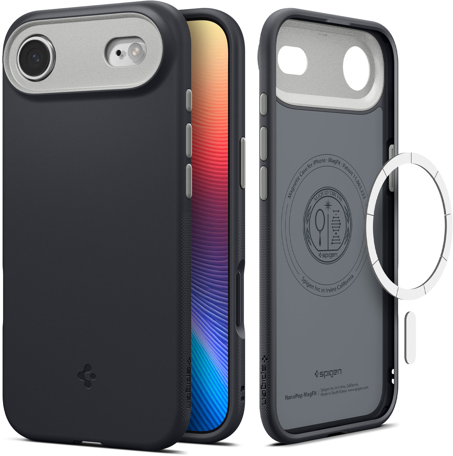 Spigen Nano Pop MagSafe Black Sesame iPhone Air