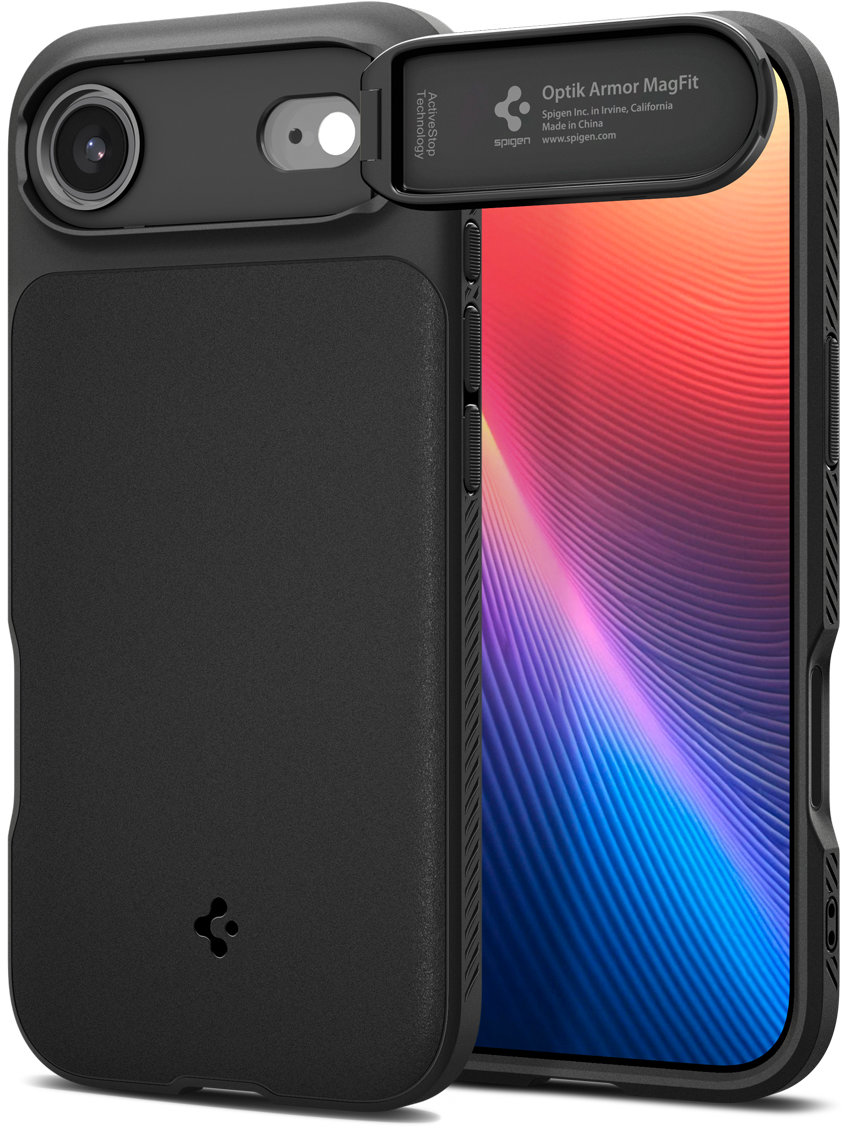 Spigen Optik Armor MagSafe Black iPhone Air