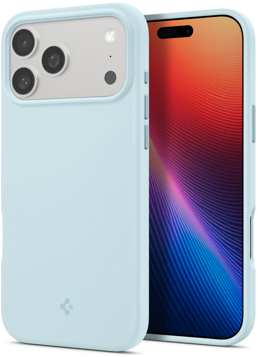 Spigen Silicone Fit MagSafe mute Blue iPhone 17 Pro Max