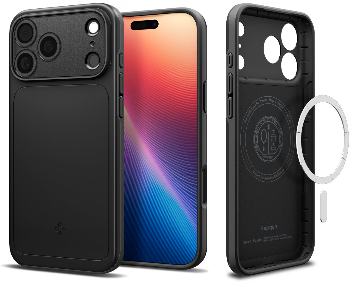 Spigen Thin Fit MagSafe Black iPhone 17 Pro