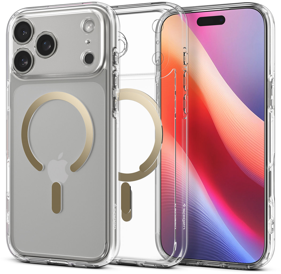Spigen Ultra Hybrid MagSafe Clear Gold iPhone 17 Pro
