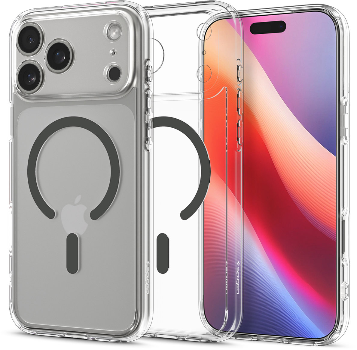 Spigen Ultra Hybrid MagSafe Clear Graphite iPhone 17 Pro