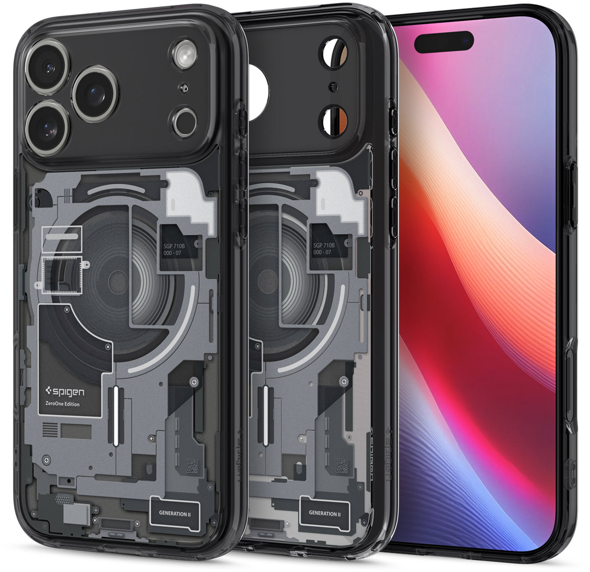 Spigen Ultra Hybrid MagSafe Zero One Black iPhone 17 Pro