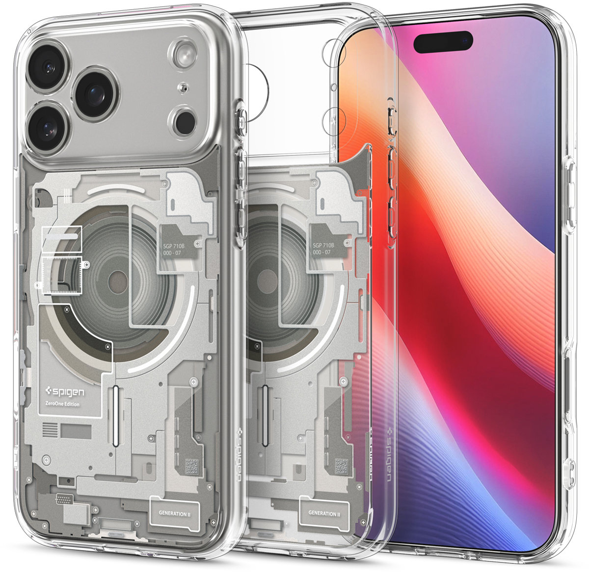 Spigen Ultra Hybrid MagSafe Zero One Natural Titanium iPhone 17 Pro