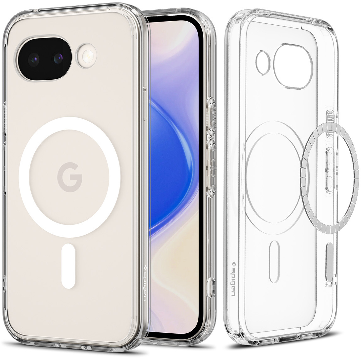 Spigen Ultra Hybrid MagSafe Clear White Google Pixel 10a