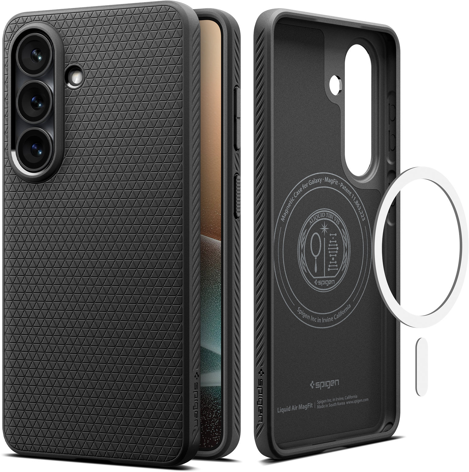 Spigen Liquid Air MagSafe Matte Black Samsung Galaxy S26+