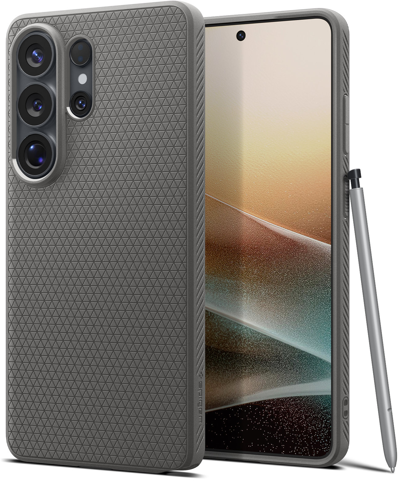 Spigen Liquid Air Marble Gray Samsung Galaxy S26 Ultra