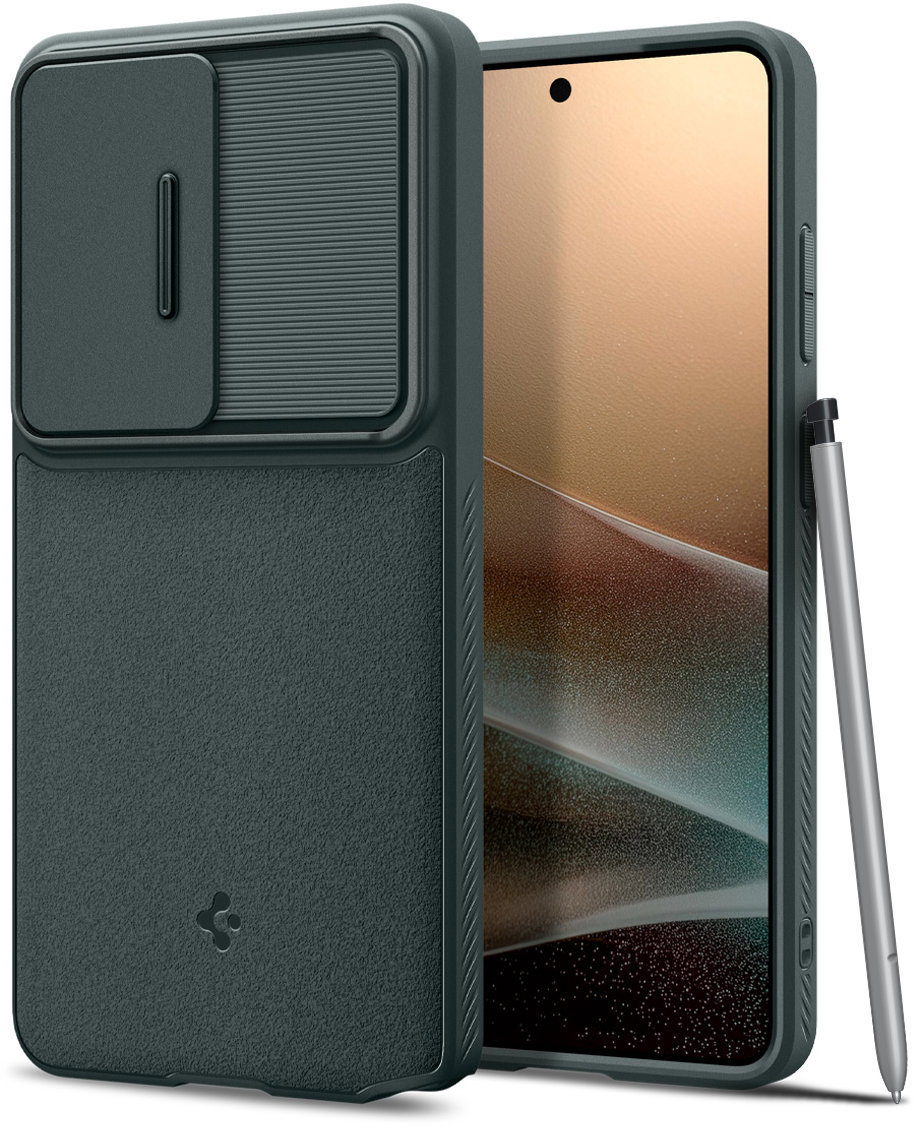Spigen Optik Armor Abyss zelený Samsung Galaxy S26 Ultra