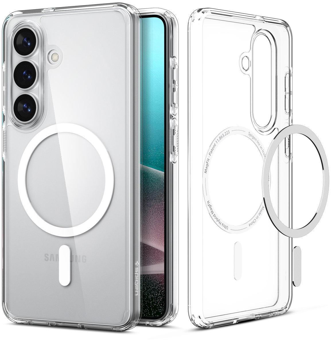 Spigen Ultra Hybrid MagSafe Clear White Samsung Galaxy S26