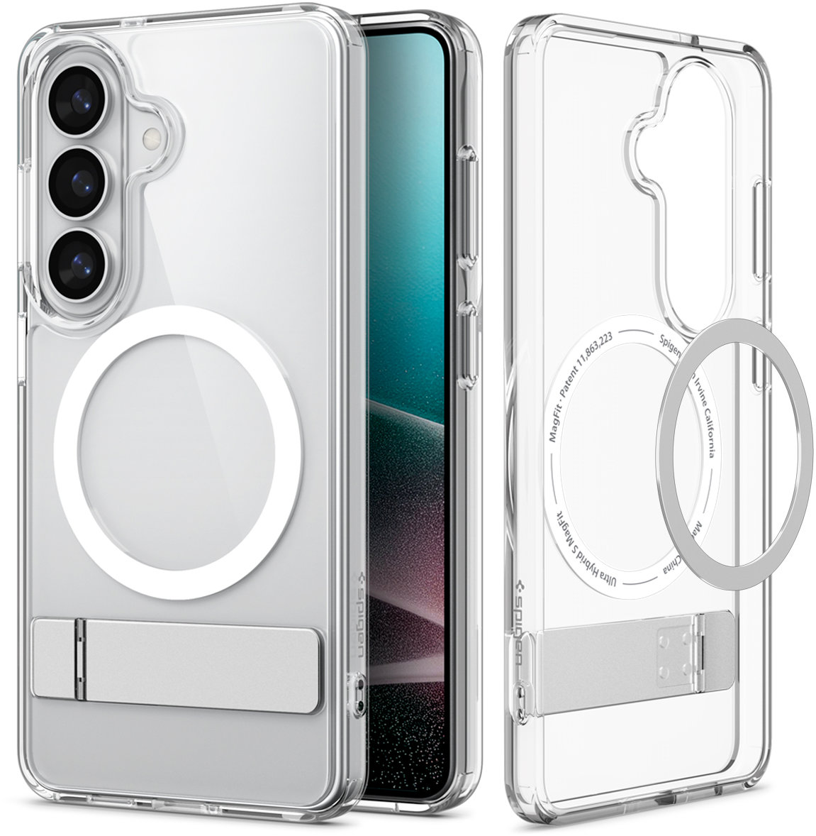 Spigen Ultra Hybrid S MagSafe Clear White Samsung Galaxy S26