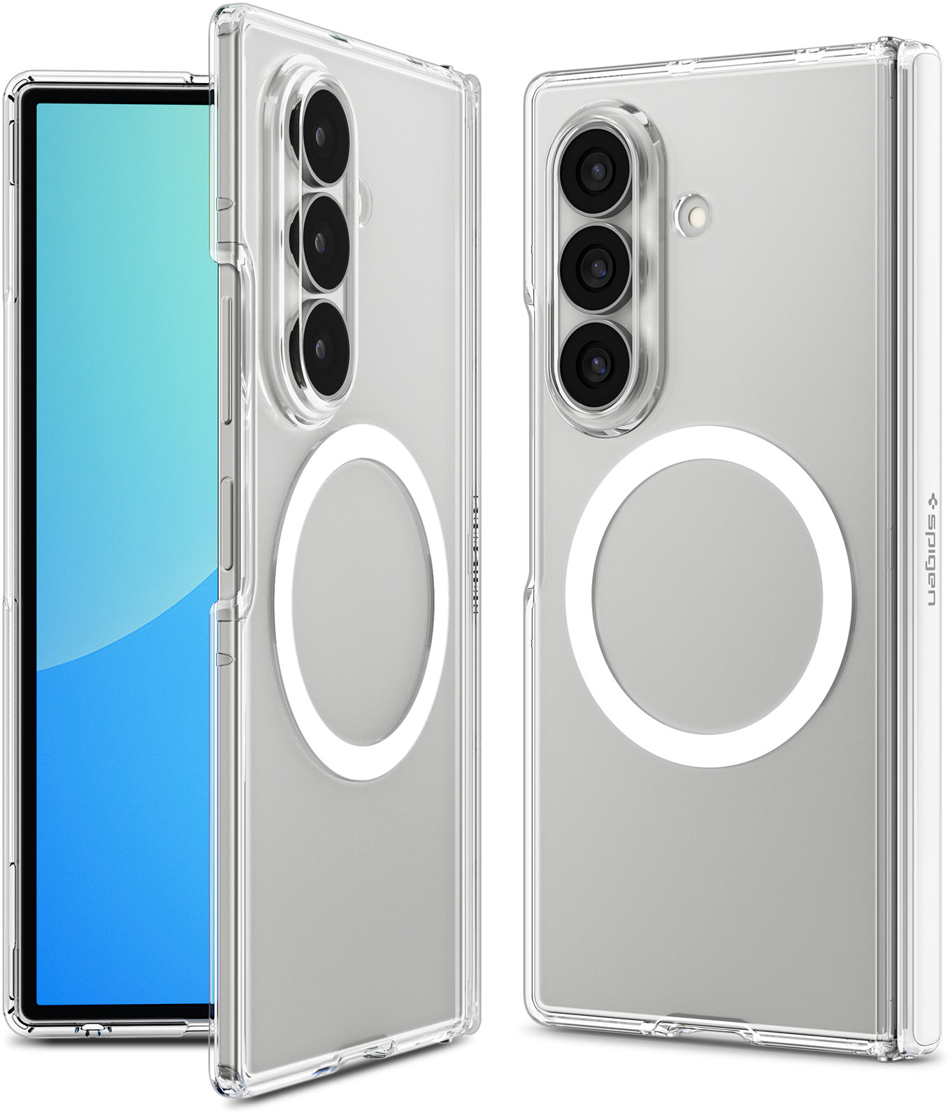 Spigen Ultra Hybrid Pro MagSafe Clear White Samsung Galaxy Z Fold8 Ultra
