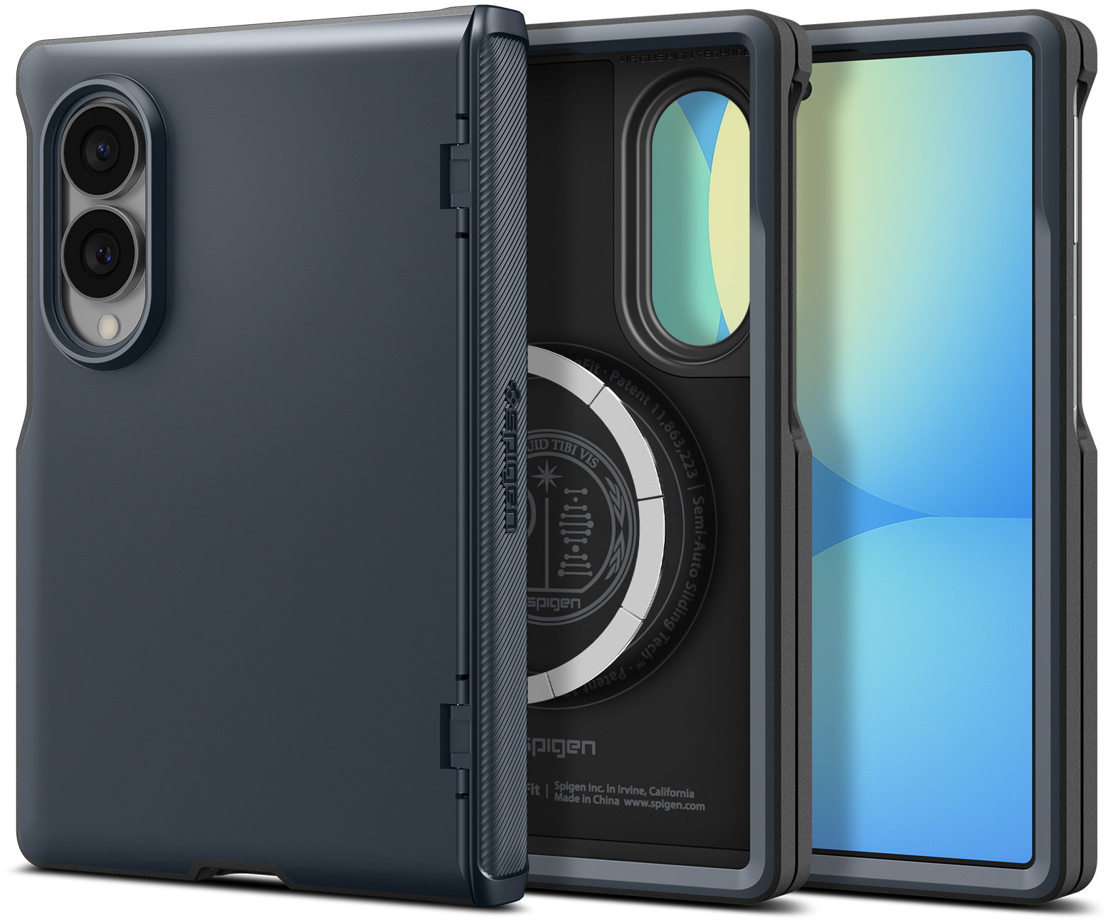 Spigen Slim Armor Pro MagSafe Metal Slate Samsung Galaxy Z Fold8