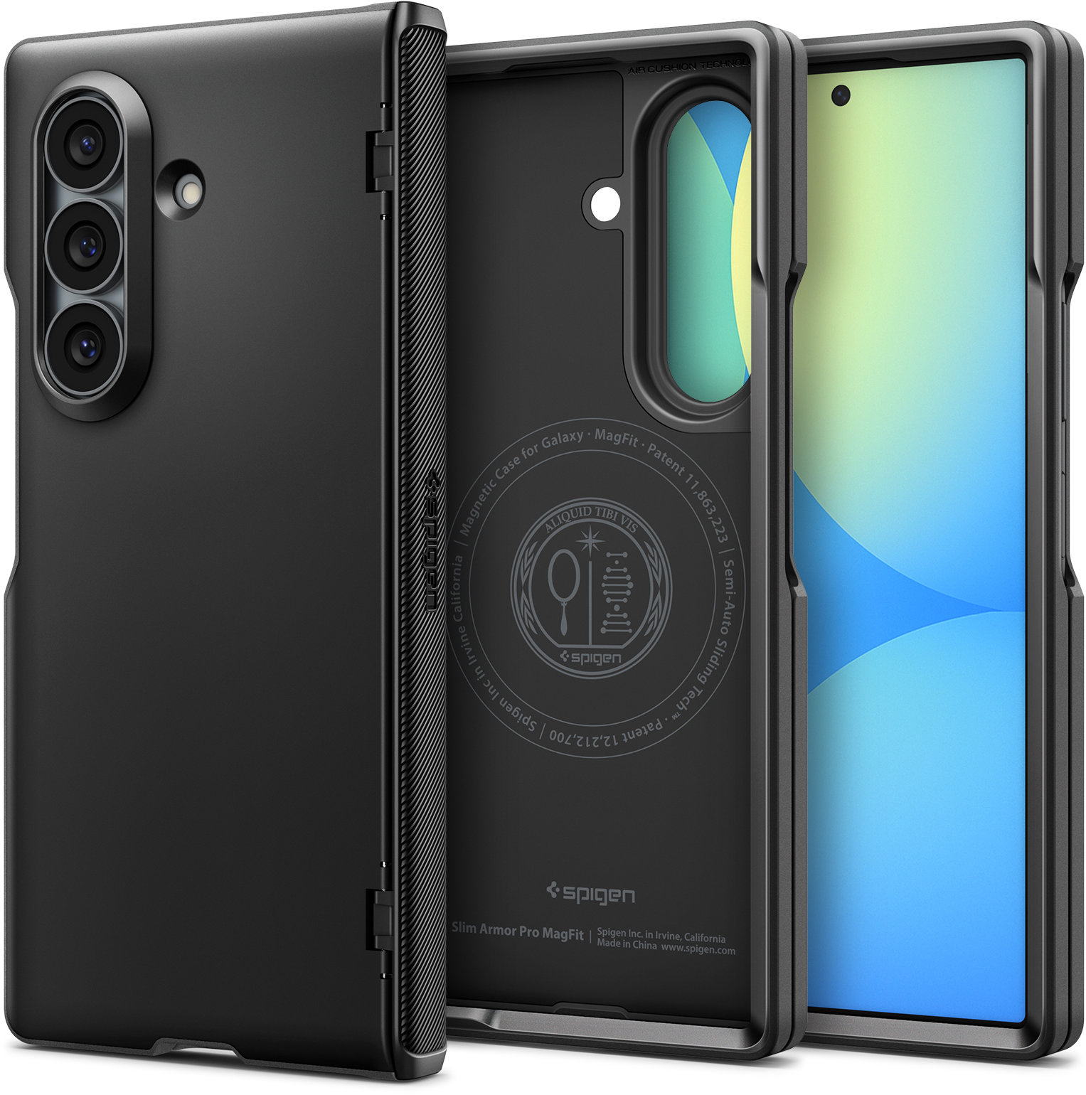 Spigen Slim Armor Pro MagSafe Black Samsung Galaxy Z Fold8 Ultra