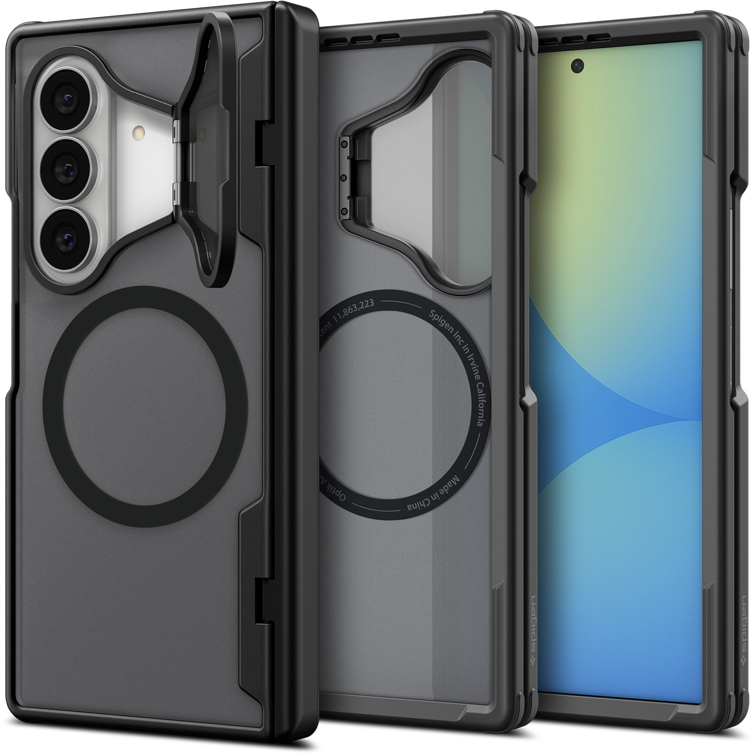 Spigen Optik Armor Pro MagSafe Black Samsung Galaxy Z Fold8 Ultra