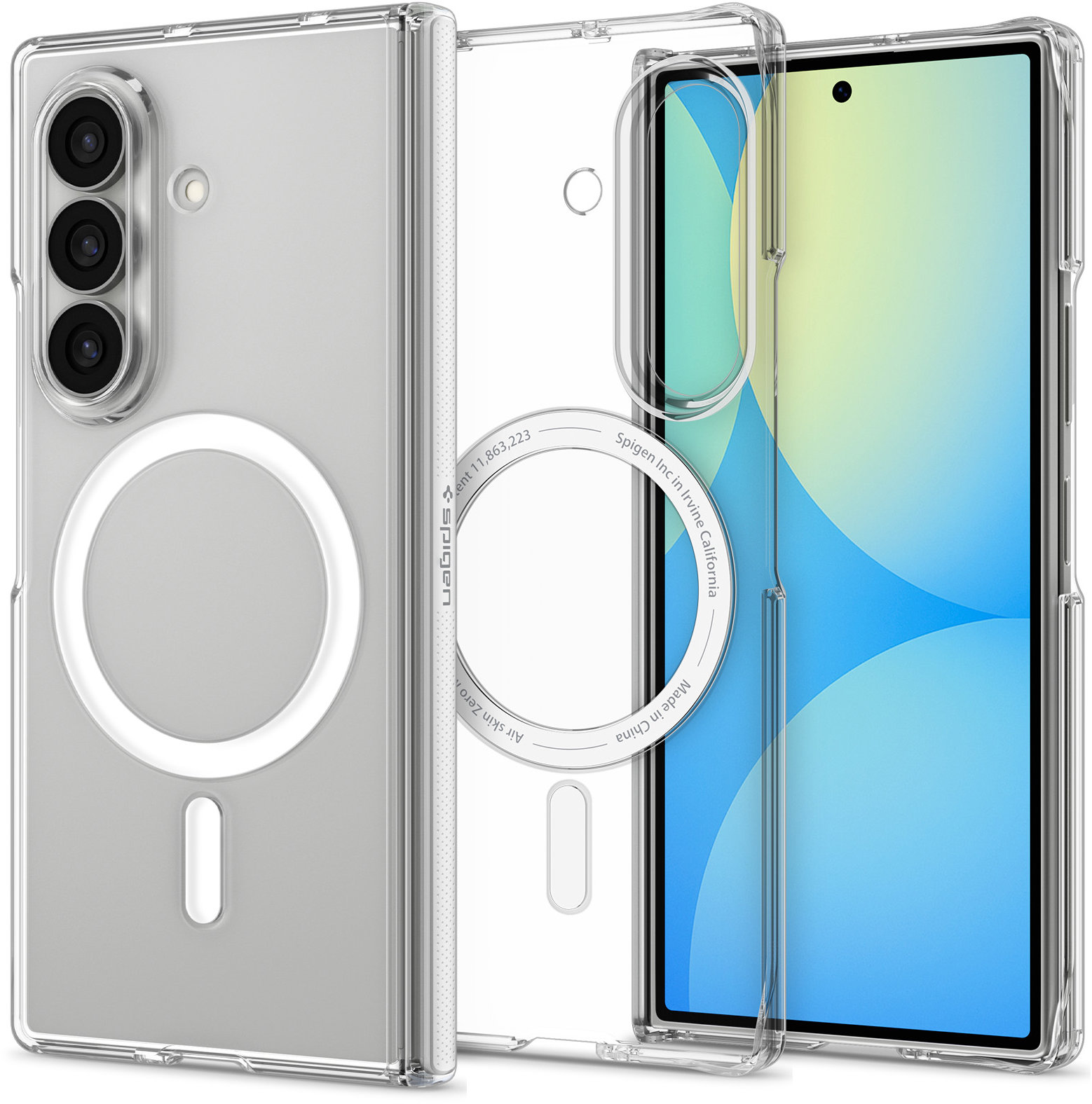 Spigen Air Skin Zero MagSafe Clear White Samsung Galaxy Z Fold8 Ultra