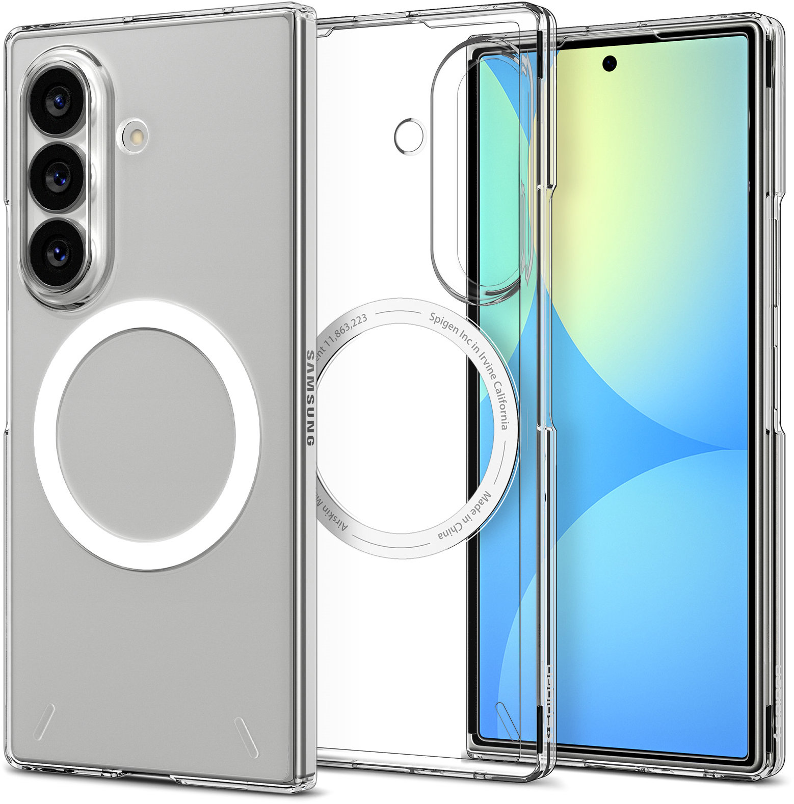 Spigen Air Skin MagSafe Clear White Samsung Galaxy Z Fold8 Ultra