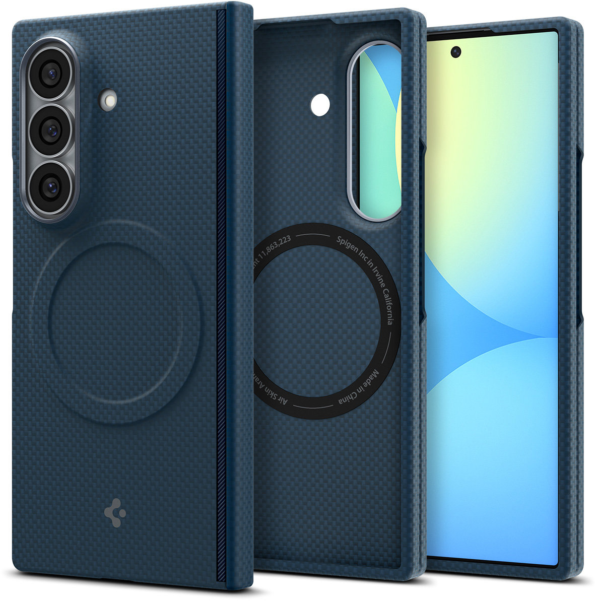 Spigen Air Skin Aramid MagSafe Navy Samsung Galaxy Z Fold8 Ultra