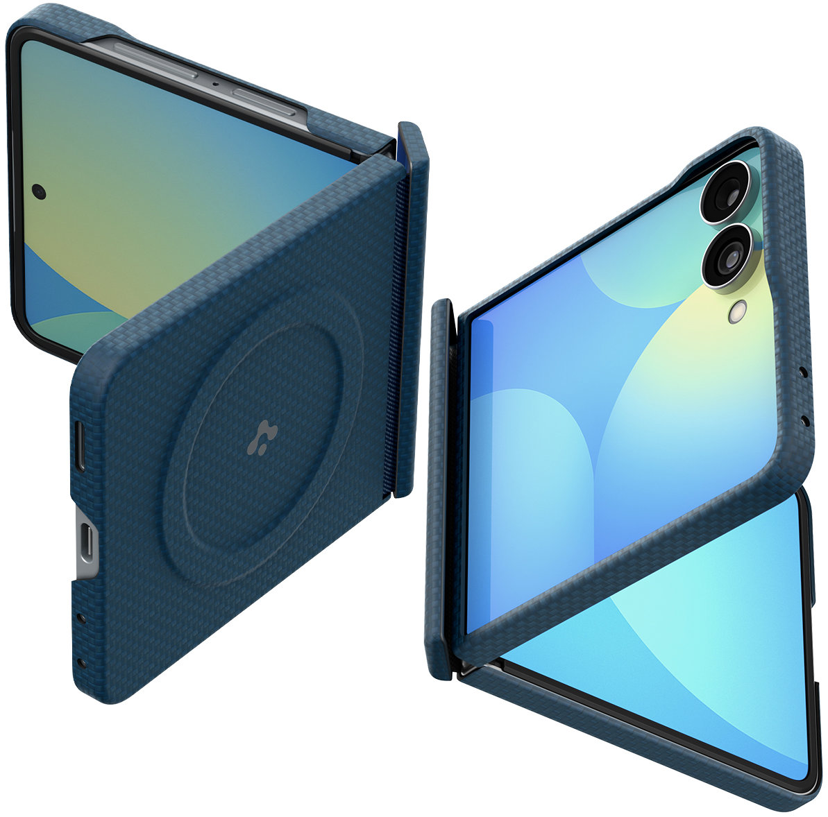 Spigen Air Skin Aramid MagSafe Navy Samsung Galaxy Z Flip8