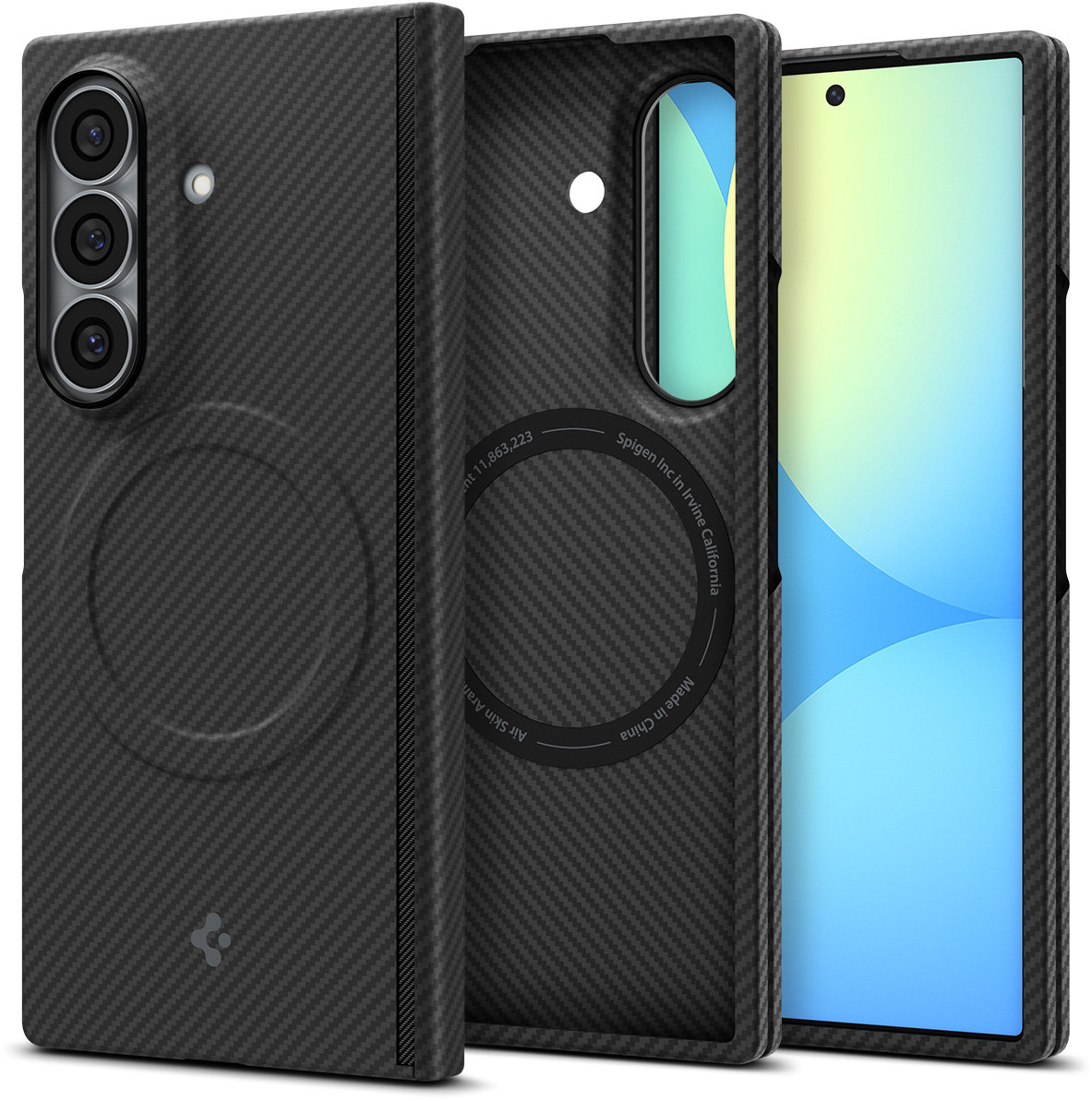 Spigen Air Skin Aramid MagSafe Black Samsung Galaxy Z Fold8 Ultra