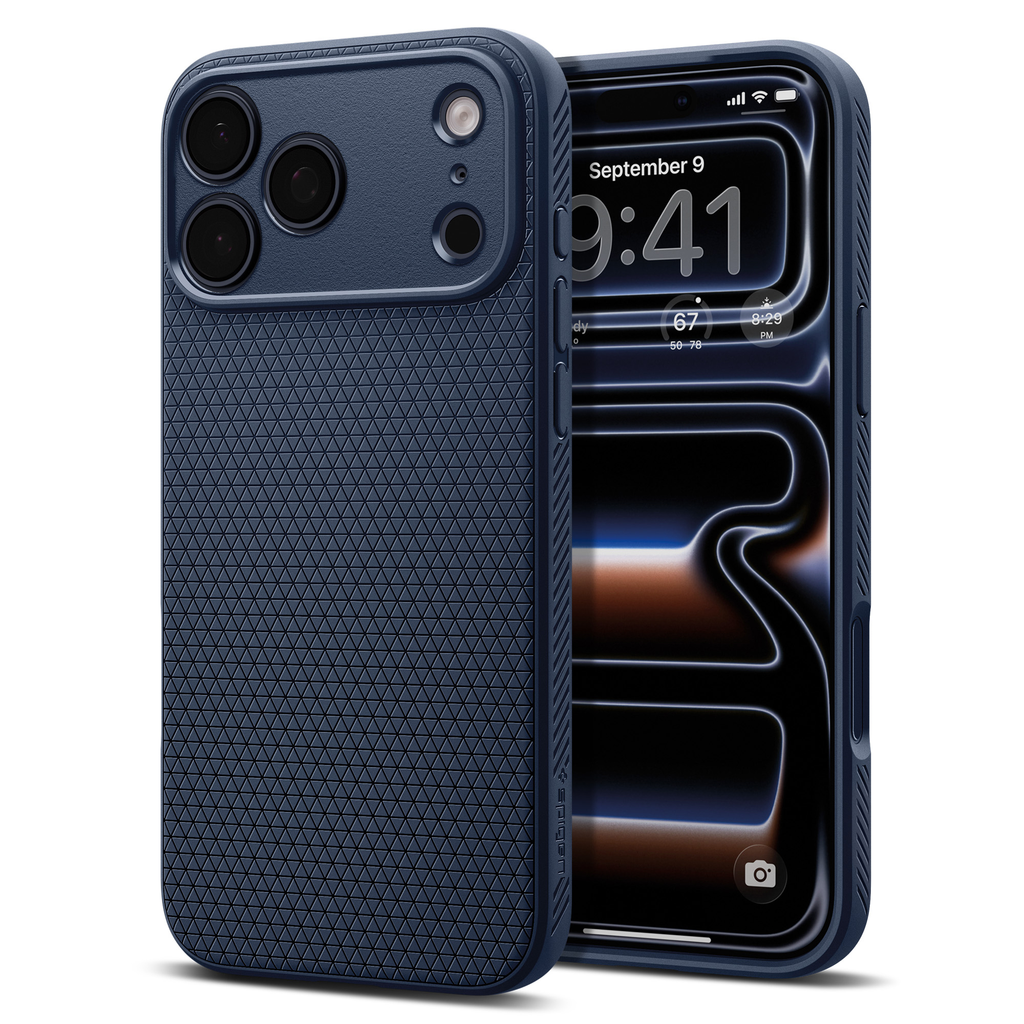 Spigen Liquid Air Navy Blue iPhone 18 Pro/17 Pro