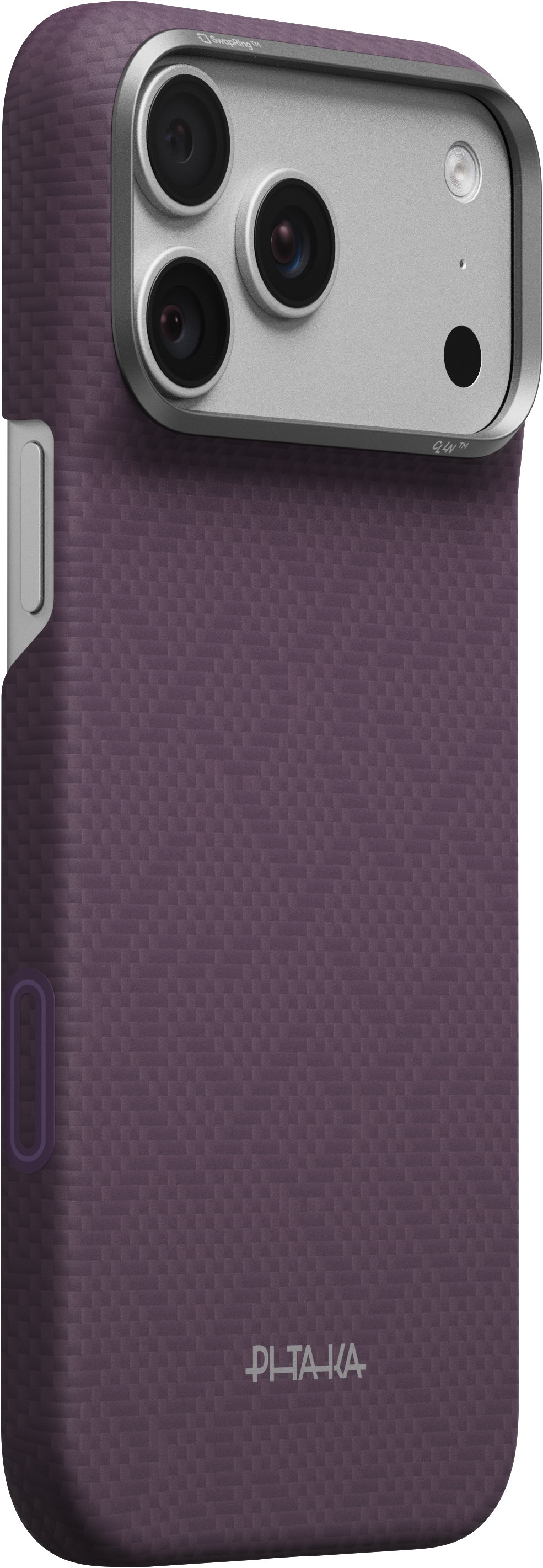Pitaka Edge Case PTK Weaving Charoite Purple iPhone 18 Pro Max
