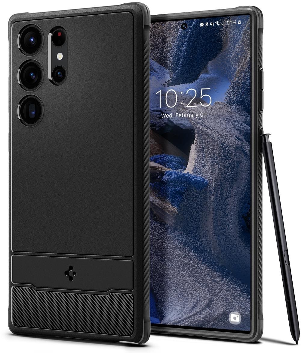 Spigen Rugged Armor Black Samsung Galaxy S23 Ultra