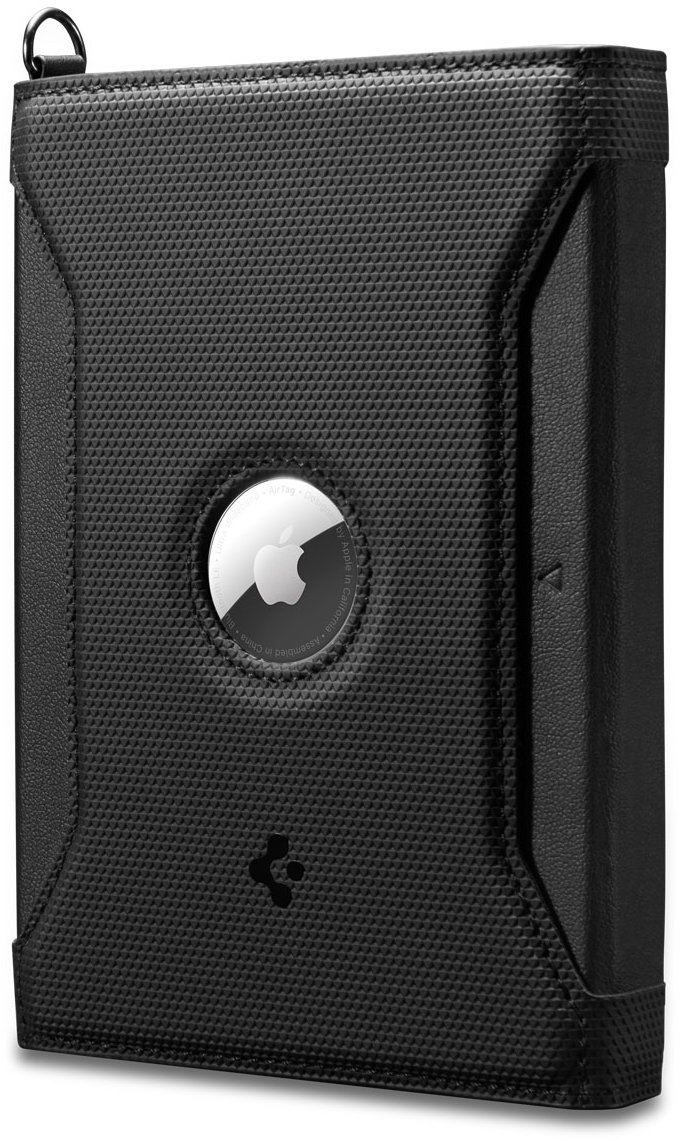 Spigen Universal Airtag Passport Holder Black