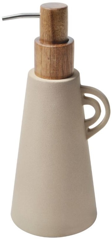 Spirella Keramický dávkovač mýdla Organic, matné cappuccino