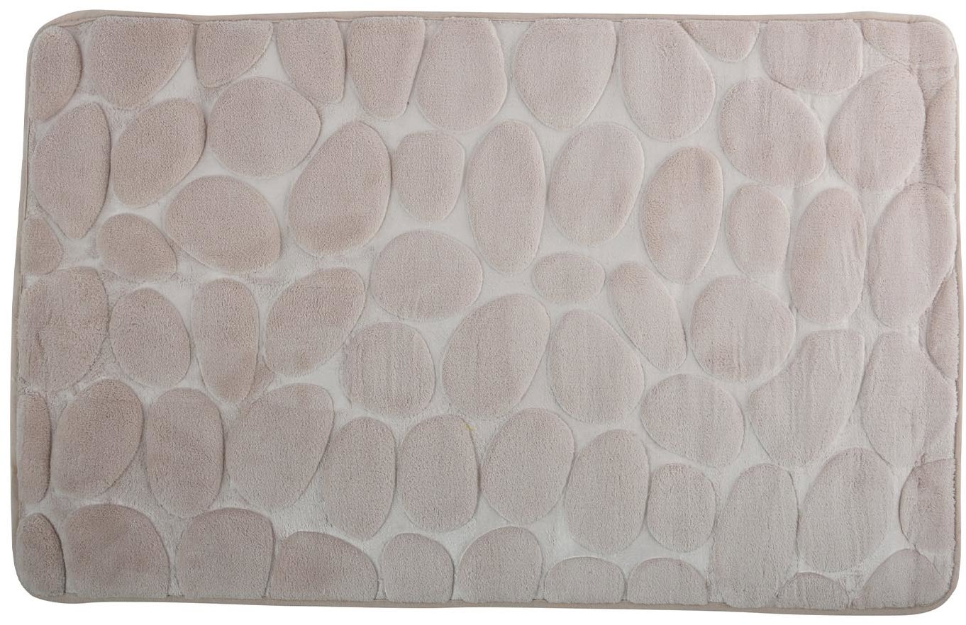 MSV Kúpeľňová predložka Pebbles 40 × 60 cm béžová