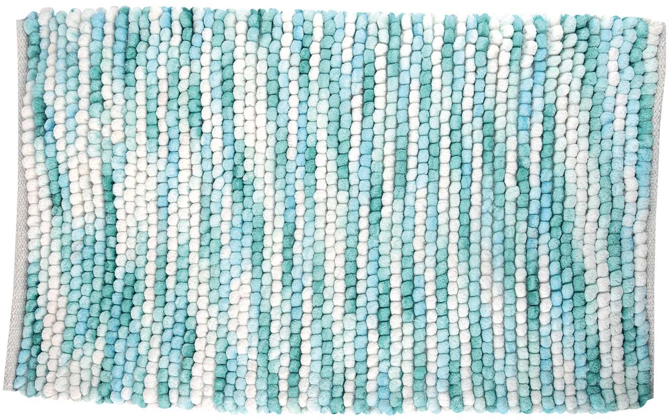 Spirella Kúpeľňová predložka Kito 50 × 80 cm modro-biela