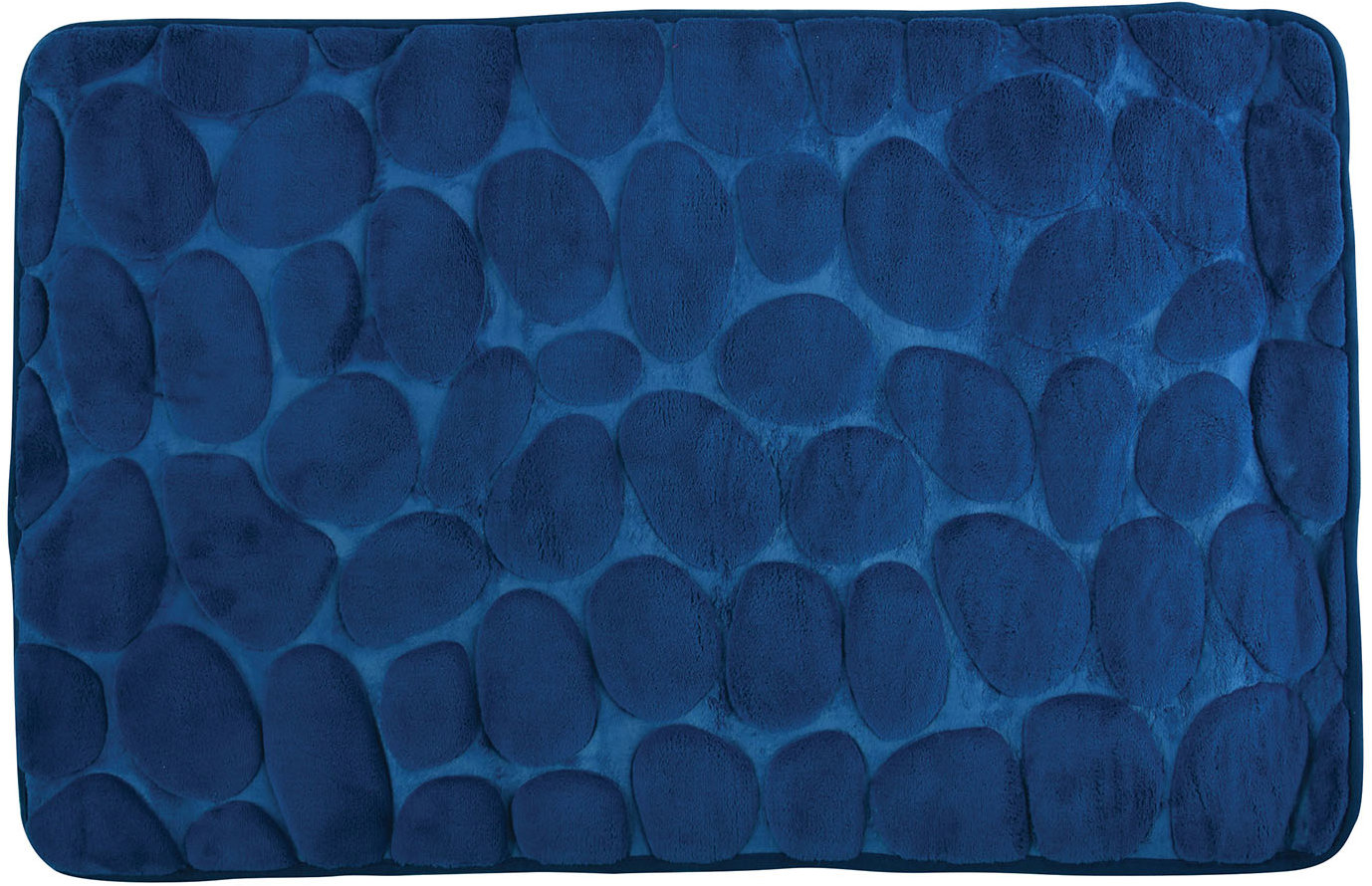 MSV Kúpeľňová predložka Pebbles 50 × 80 cm modrá