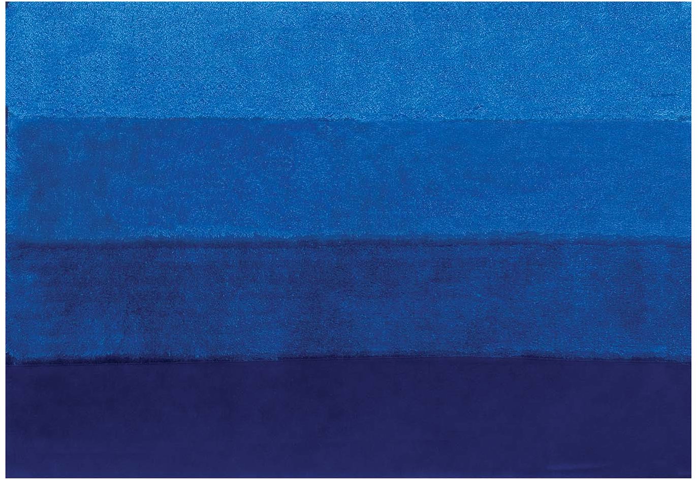 Spirella Kúpeľňová predložka Four 60 × 90 cm modrá