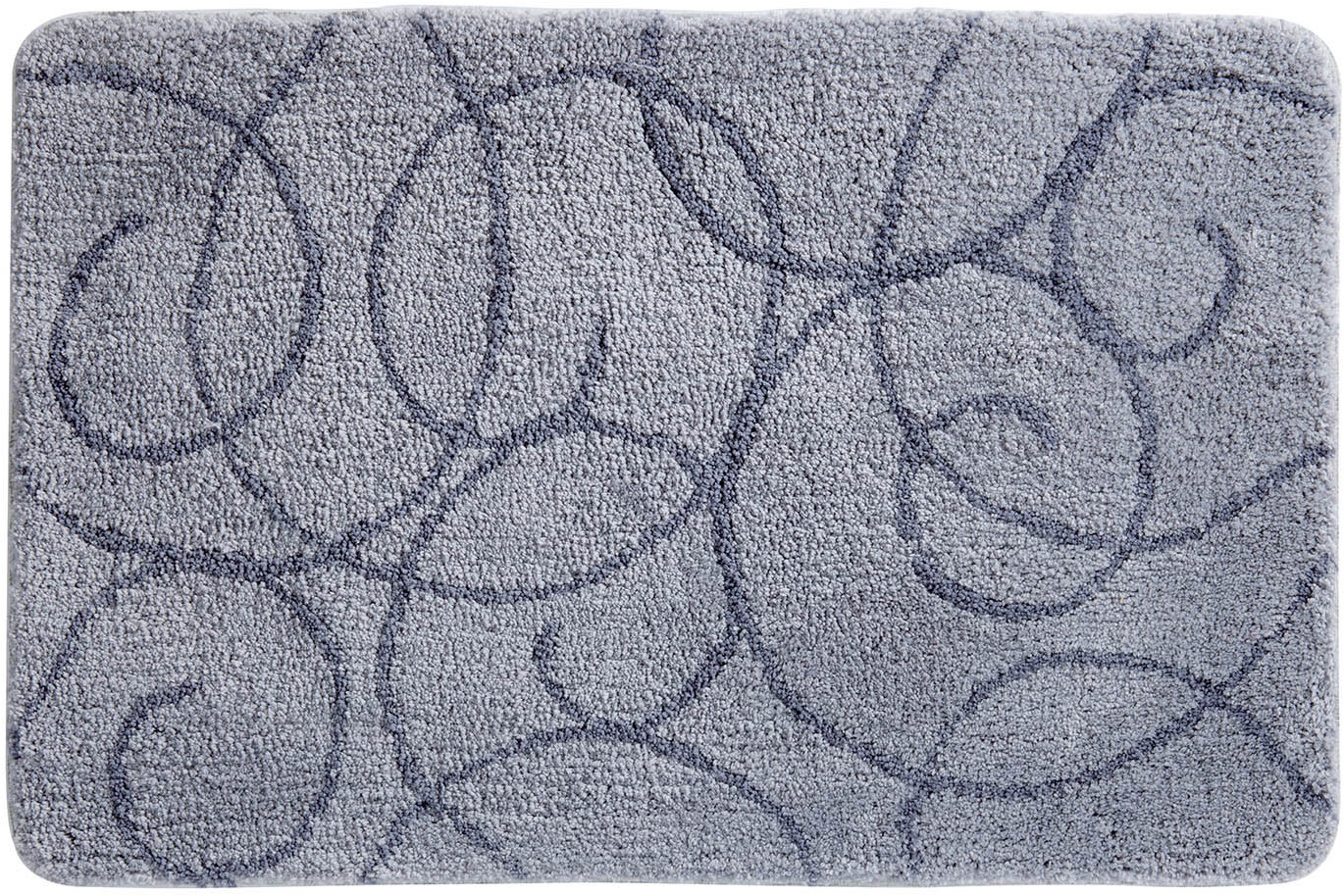 Spirella Kúpeľňová predložka Loop 60 × 90 cm sivá