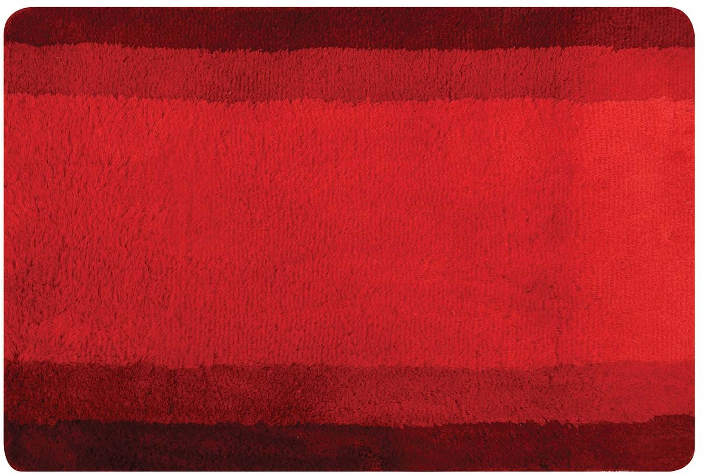 Spirella Kúpeľňová predložka Balance 70 × 120 cm červená