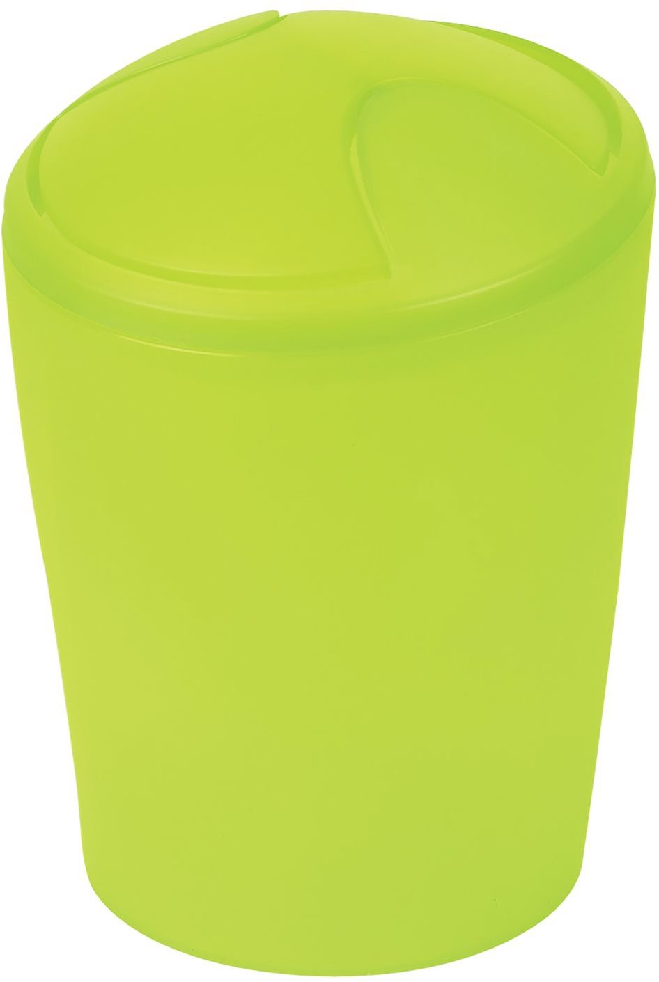 Spirella výklopný odpadkový kôš Move, zelený, plast, 5 l