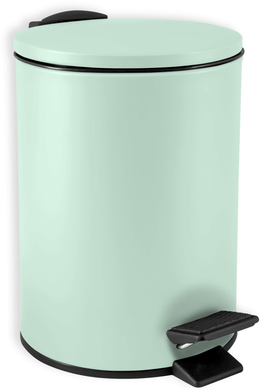 Spirella pedálový odpadkový kôš Adelar, matný svetlozelený, oceľ, 3 l
