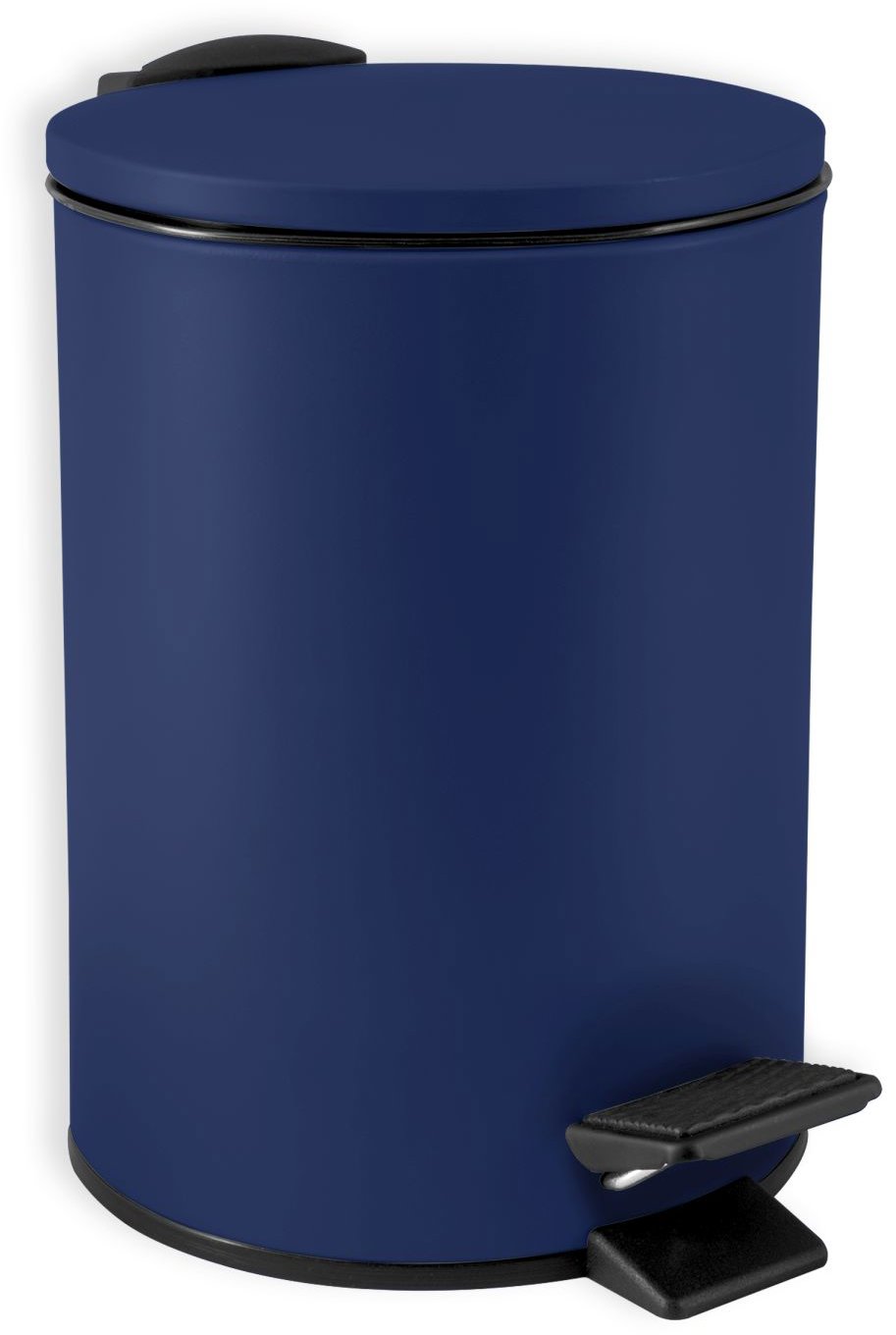 Spirella pedálový odpadkový kôš Adelar, matný modrý, oceľ, 3 l