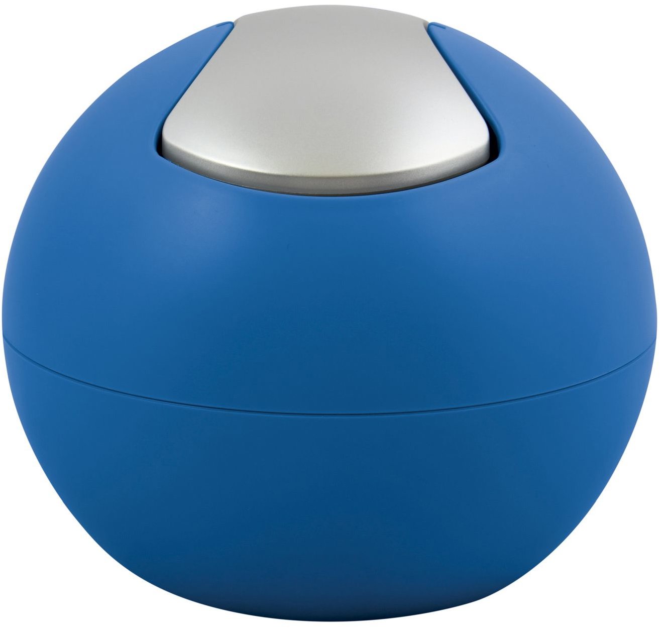 Spirella mini výklopný odpadkový kôš Bowl Matt, matný modrý, plast, 1 l