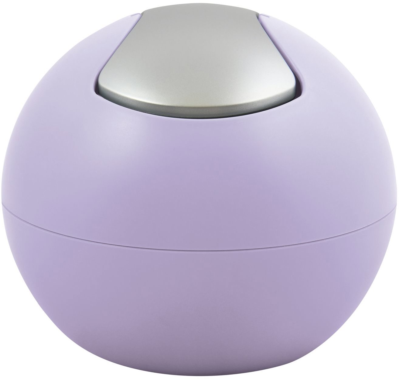 Spirella mini výklopný odpadkový kôš Bowl Matt, matný fialový, plast, 1 l