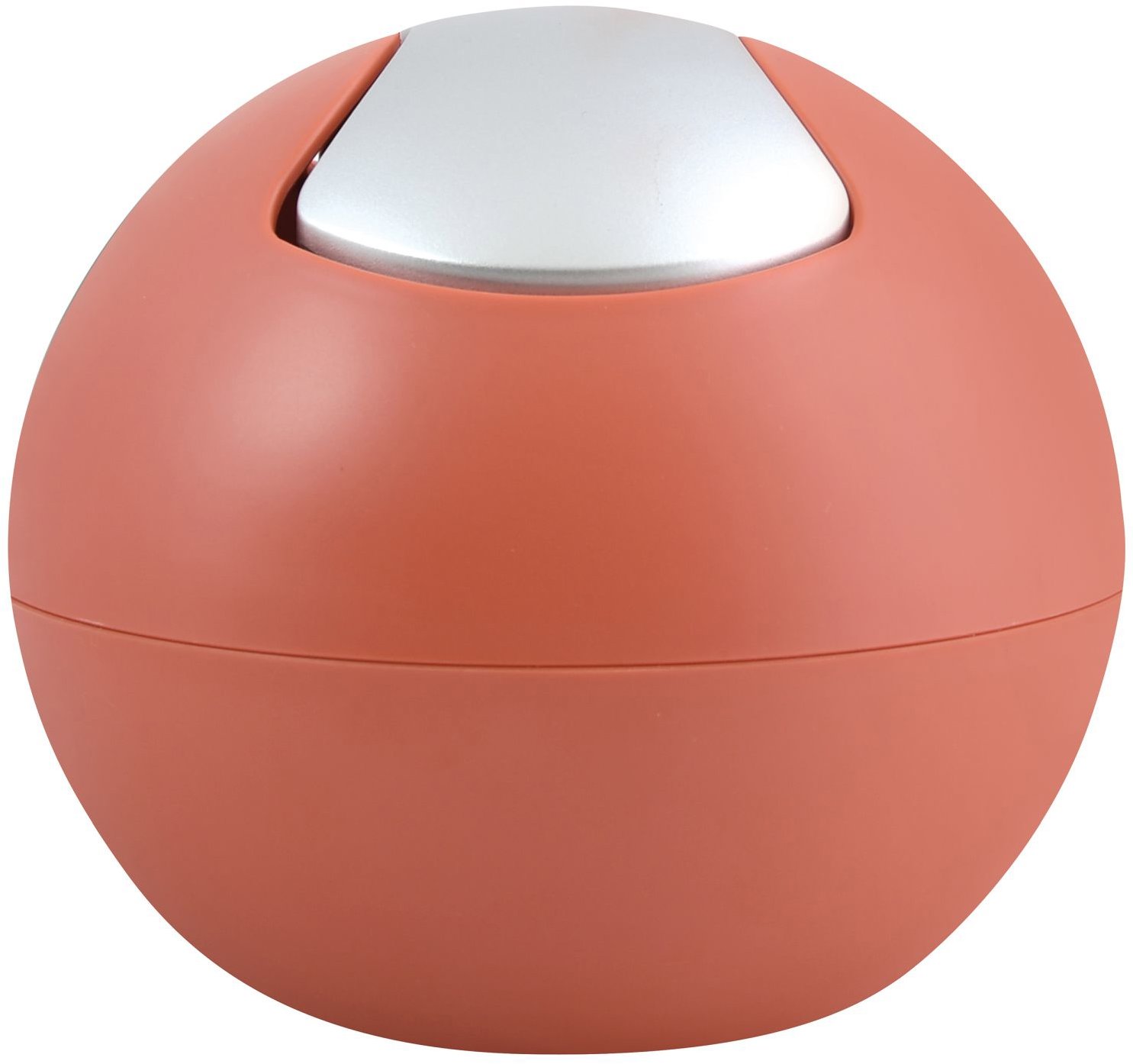 Spirella mini výklopný odpadkový kôš Bowl Matt, matný, terakota, plast, 1 l