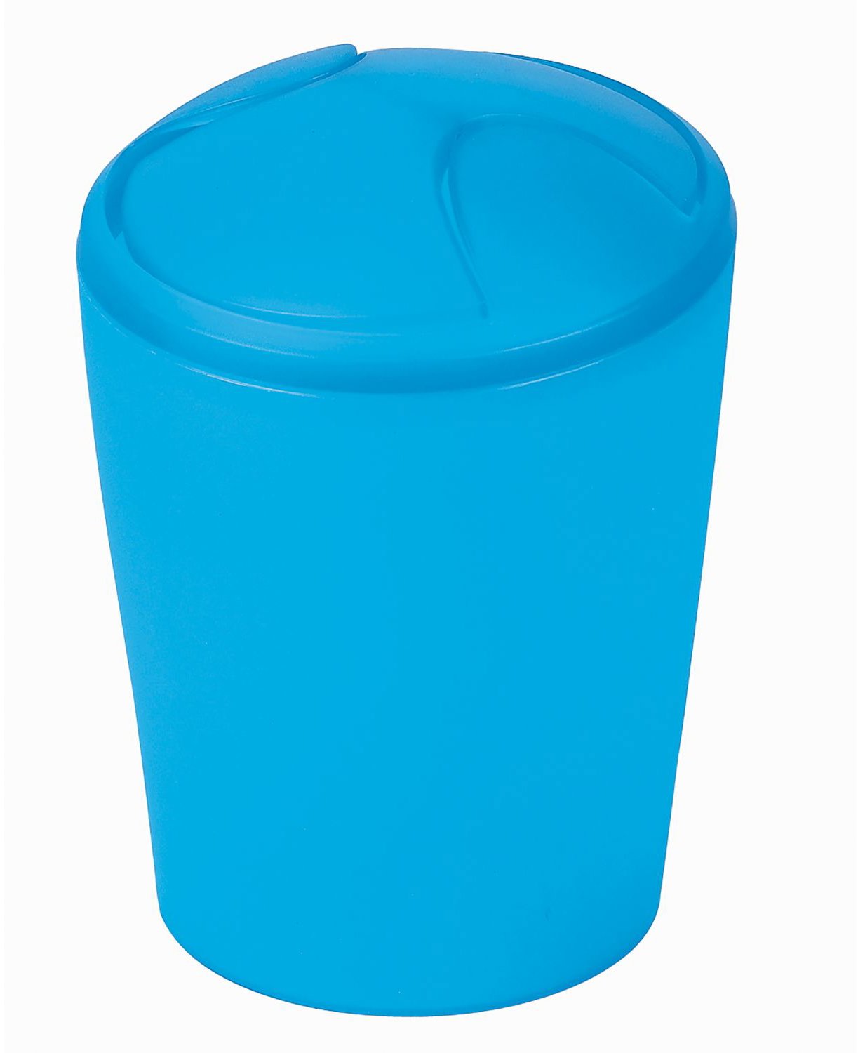 Spirella výklopný odpadkový kôš Move, modrý, plast, 5 l