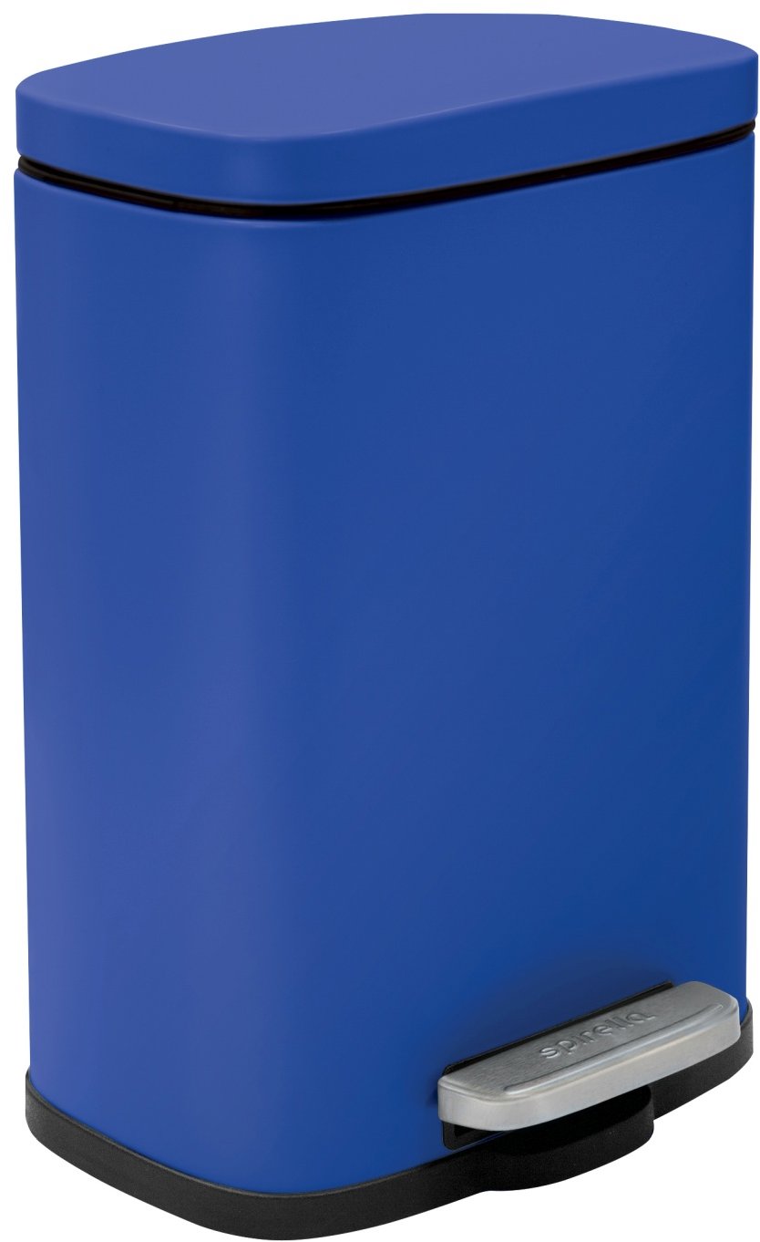Spirella pedálový odpadkový kôš Akira, kráľovsky modrý, oceľ, 5 l
