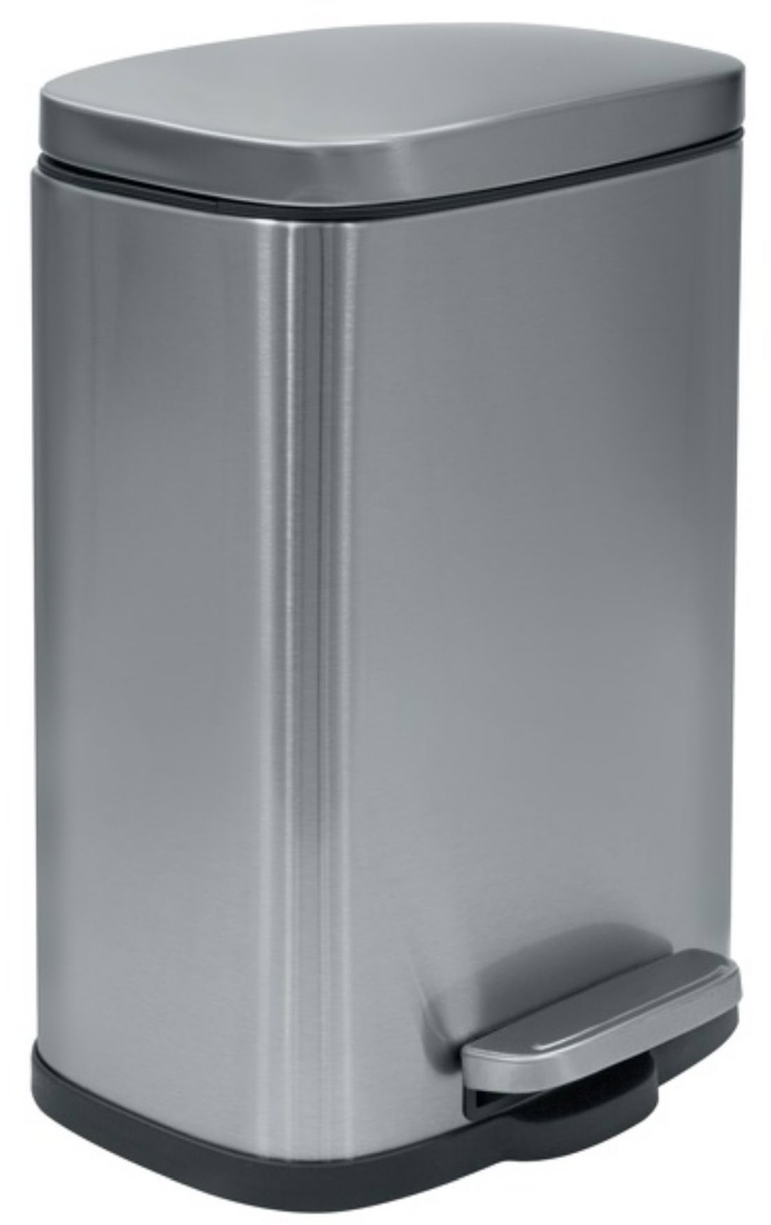 Spirella pedálový odpadkový kôš Akira, brúsená nehrdzavejúca oceľ, soft-close, 12 l