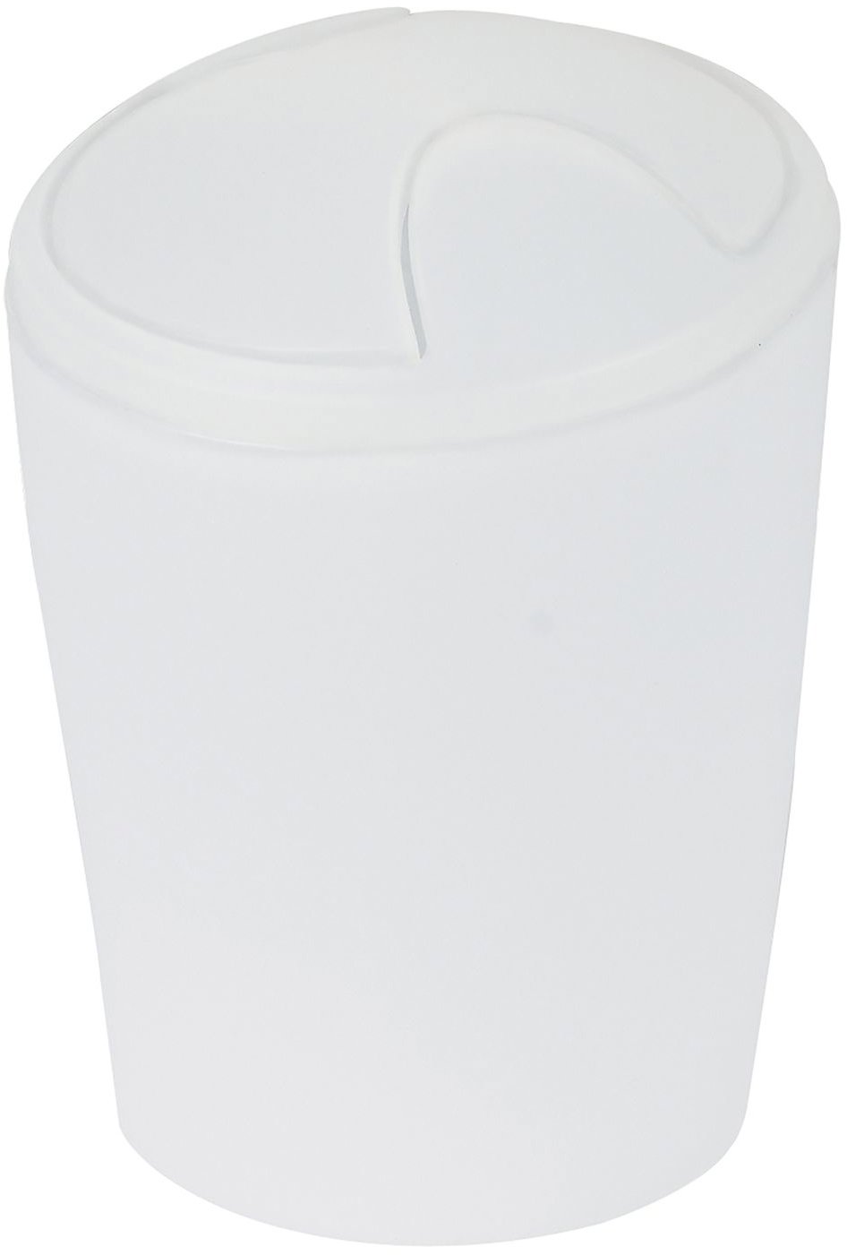 Spirella výklopný odpadkový kôš Move, ľadovo biely, plast, 5 l