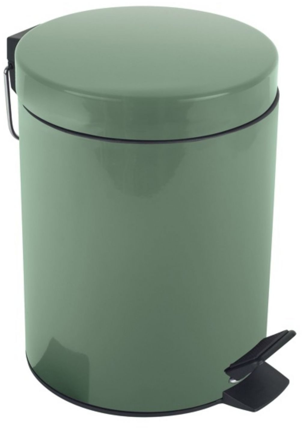 Spirella pedálový odpadkový kôš Sydney, bazalkovozelený, oceľ, 3 l