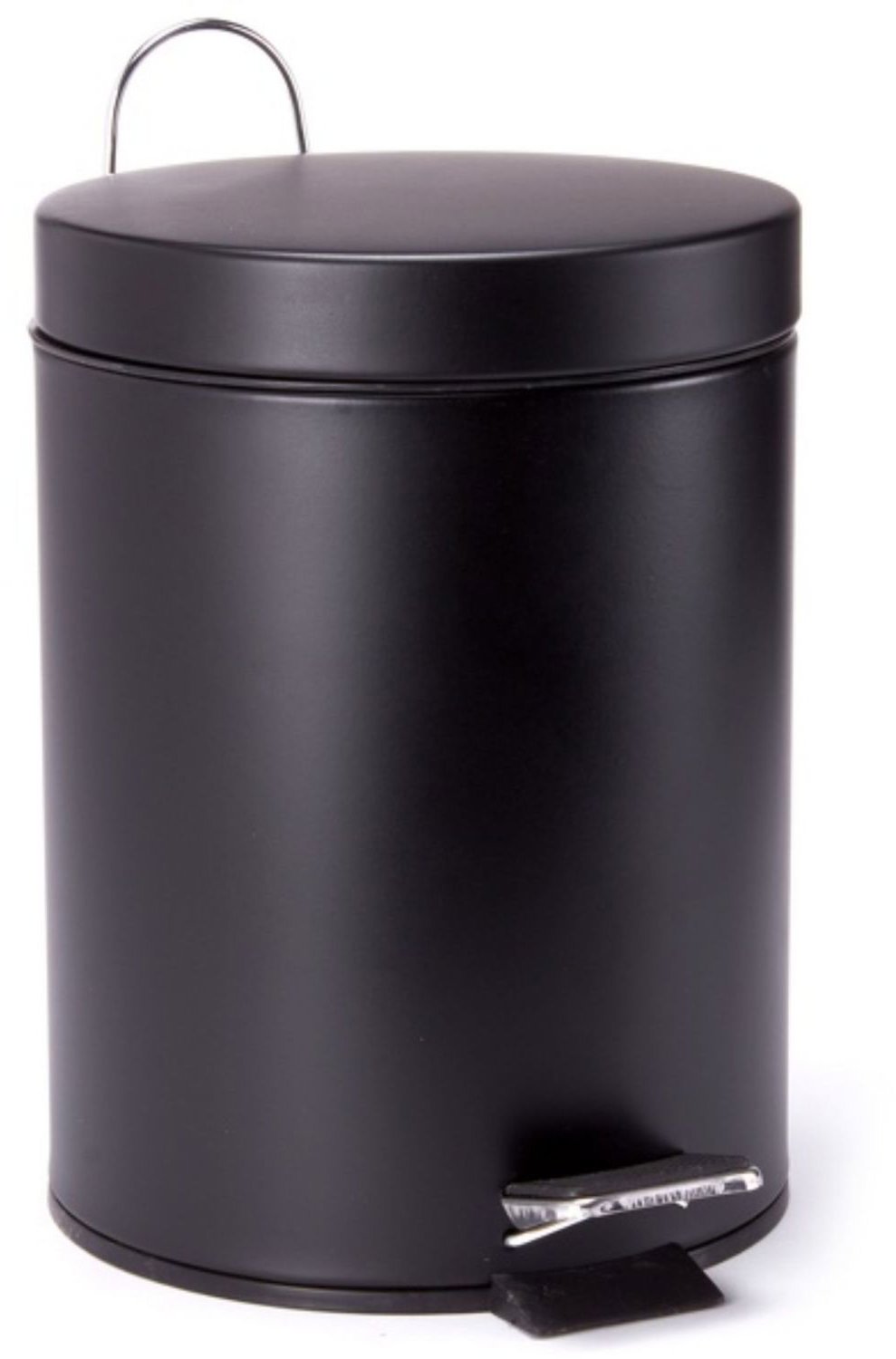 MSV pedálový odpadkový kôš Unis, čierny, oceľ, 5 l