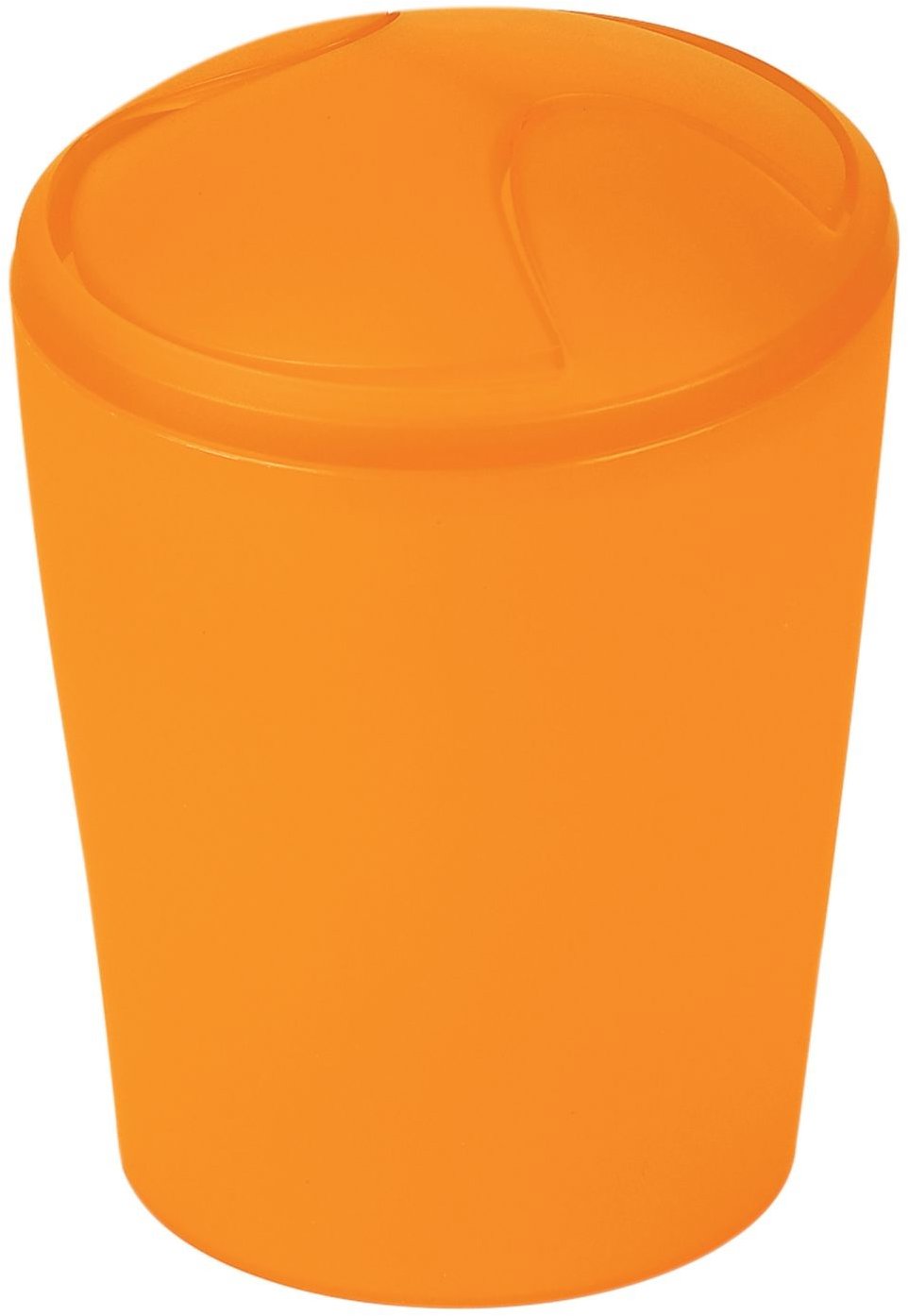 Spirella výklopný odpadkový kôš Move, oranžový, plast, 5 l