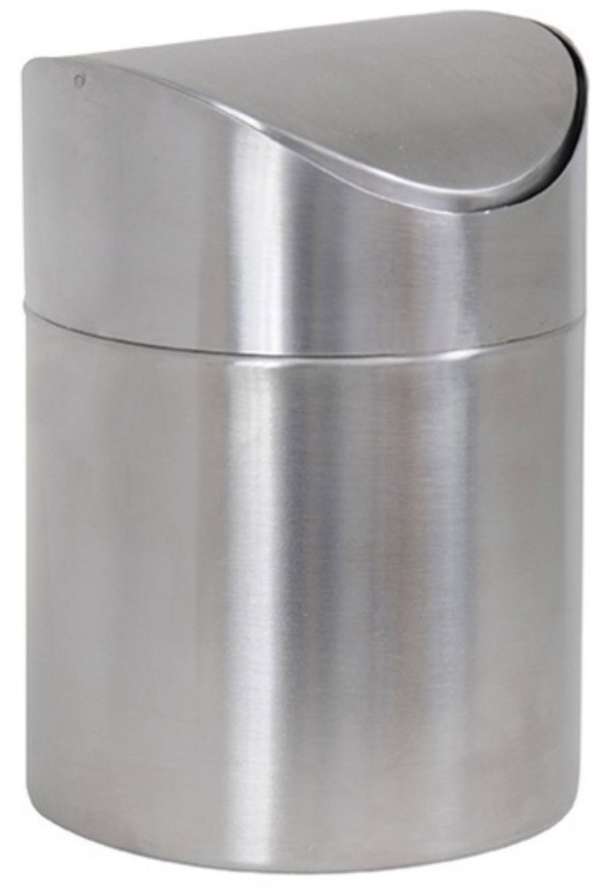 MSV výklopný odpadkový kôš nehrdzavejúca oceľ, 1,5 l